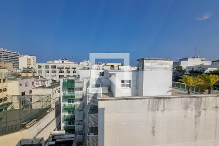 Vista da Sala/Quarto de kitnet/studio à venda com 1 quarto, 30m² em Leblon, Rio de Janeiro