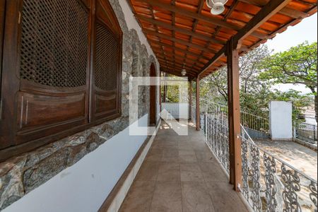 Varanda da Sala 1 de casa à venda com 3 quartos, 223m² em Alto Caiçaras, Belo Horizonte