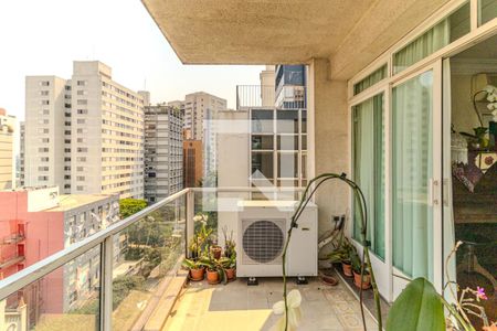 Varanda de apartamento à venda com 4 quartos, 323m² em Higienópolis, São Paulo