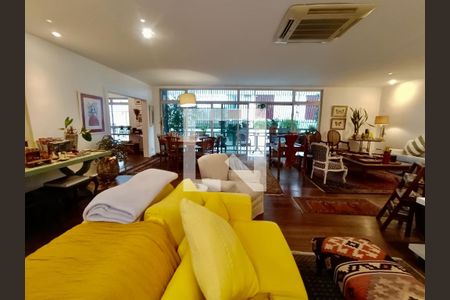 Sala de apartamento à venda com 4 quartos, 208m² em Leblon, Rio de Janeiro