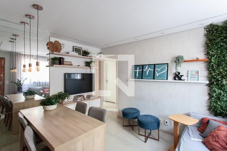 Sala de apartamento à venda com 3 quartos, 65m² em Jardim Atlântico, Belo Horizonte