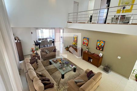 Vista da Sala de casa de condomínio à venda com 4 quartos, 356m² em Alphaville, Santana de Parnaíba