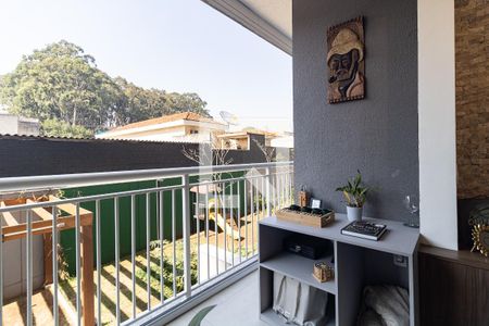 Varanda da Sala de apartamento à venda com 2 quartos, 55m² em Vila Dom Pedro I, São Paulo