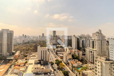 Vista do Studio de kitnet/studio para alugar com 1 quarto, 24m² em Consolação, São Paulo