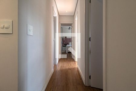 corredor para os comodos de apartamento à venda com 3 quartos, 84m² em Vila Vera, São Paulo