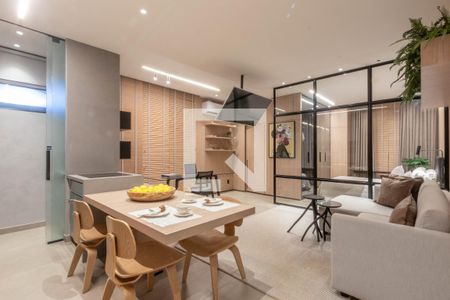 Sala de apartamento à venda com 1 quarto, 38m² em Carmo, Belo Horizonte