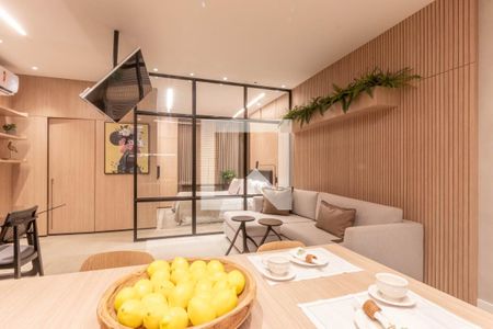 Sala de apartamento à venda com 1 quarto, 38m² em Carmo, Belo Horizonte