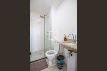 Banheiro da Suíte de apartamento à venda com 1 quarto, 34m² em Presidente Altino, Osasco