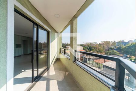 Varanda da Sala de casa à venda com 3 quartos, 144m² em Parque das Nações, Santo André