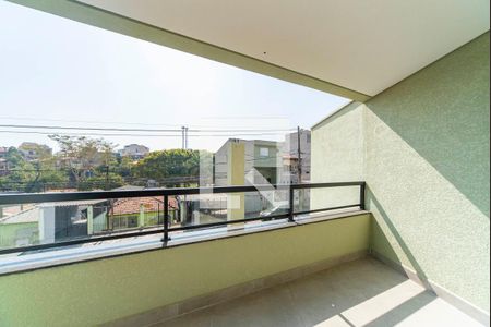 Varanda da Sala de casa à venda com 3 quartos, 133m² em Parque das Nações, Santo André