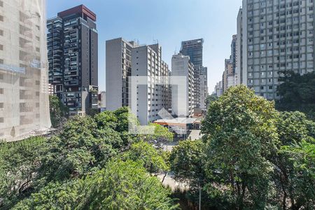 Sala/Cozinha - Vista de apartamento para alugar com 2 quartos, 71m² em Jardim America, São Paulo