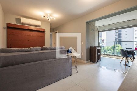 Sala/Cozinha de apartamento para alugar com 2 quartos, 71m² em Jardim America, São Paulo