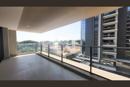 Varanda da Sala de apartamento para alugar com 3 quartos, 169m² em Nova Campinas, Campinas