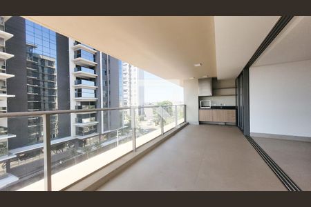 Varanda da Sala de apartamento à venda com 3 quartos, 169m² em Nova Campinas, Campinas