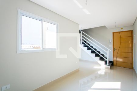 Sala de apartamento à venda com 2 quartos, 93m² em Vila Cecilia Maria, Santo André