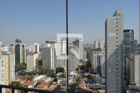 Varanda de kitnet/studio para alugar com 1 quarto, 31m² em Cerqueira César, São Paulo