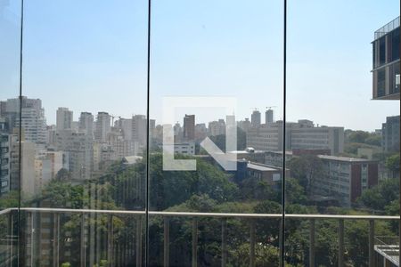 Varanda de kitnet/studio para alugar com 1 quarto, 31m² em Cerqueira César, São Paulo