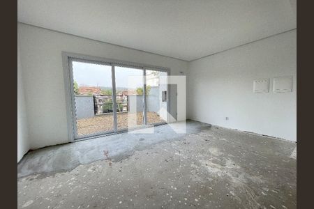 Sala de casa de condomínio à venda com 3 quartos, 101m² em Morro do Espelho, São Leopoldo