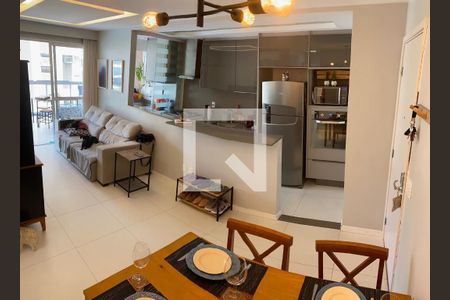 Sala / Cozinha de apartamento à venda com 2 quartos, 70m² em Recreio dos Bandeirantes, Rio de Janeiro