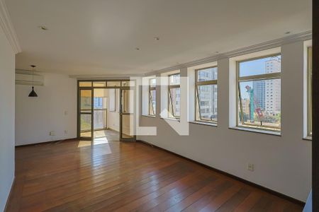 Sala de apartamento à venda com 3 quartos, 107m² em Funcionários, Belo Horizonte