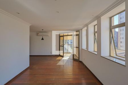 Sala de apartamento à venda com 3 quartos, 107m² em Funcionários, Belo Horizonte