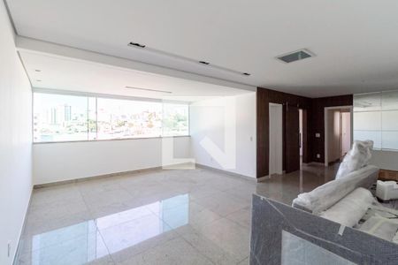 Sala  de apartamento para alugar com 4 quartos, 146m² em União, Belo Horizonte