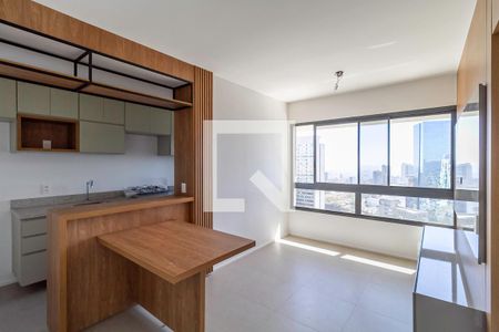 Sala de apartamento para alugar com 1 quarto, 44m² em Vila da Serra, Nova Lima