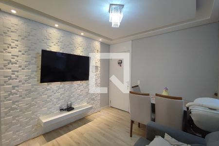 Sala de apartamento para alugar com 2 quartos, 47m² em Jardim do Lago Continuação, Campinas