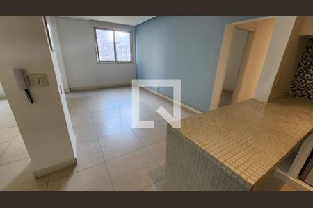 Detalhe Sala de apartamento para alugar com 3 quartos, 105m² em Boqueirão, Santos