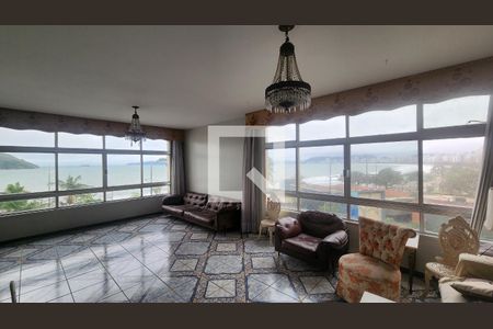 Sala de apartamento para alugar com 3 quartos, 185m² em Aparecida, Santos