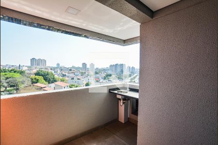 Varanda da Sala de apartamento à venda com 2 quartos, 38m² em Parque Erasmo Assunção, Santo André