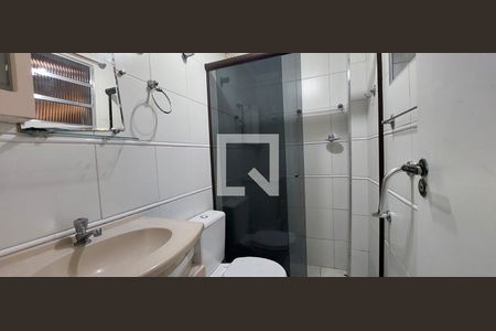 Banheiro Quarto 1 suíte de apartamento à venda com 2 quartos, 74m² em Vila Camilópolis, Santo André