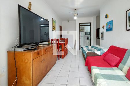 Sala de apartamento para alugar com 1 quarto, 57m² em Guilhermina, Praia Grande