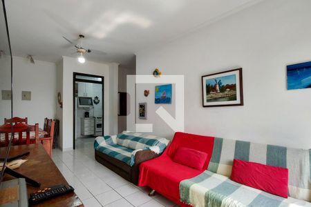 Sala de apartamento para alugar com 1 quarto, 57m² em Guilhermina, Praia Grande