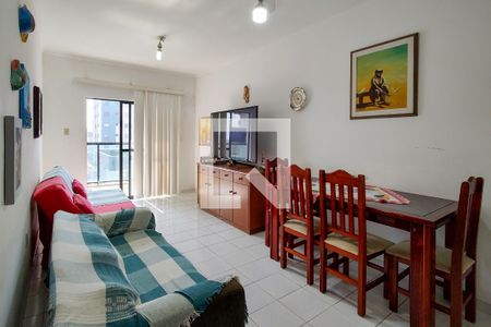 Sala de apartamento para alugar com 1 quarto, 57m² em Guilhermina, Praia Grande