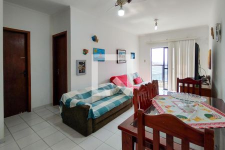 Sala de apartamento para alugar com 1 quarto, 57m² em Guilhermina, Praia Grande