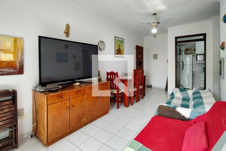 Sala de apartamento para alugar com 1 quarto, 57m² em Guilhermina, Praia Grande