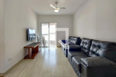 Sala de apartamento para alugar com 2 quartos, 93m² em Caiçara, Praia Grande