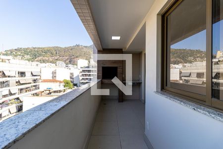 Sala Varanda de apartamento para alugar com 2 quartos, 73m² em Tijuca, Rio de Janeiro