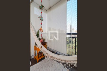 Varanda da Sala de apartamento à venda com 2 quartos, 54m² em Vila Praia, São Paulo