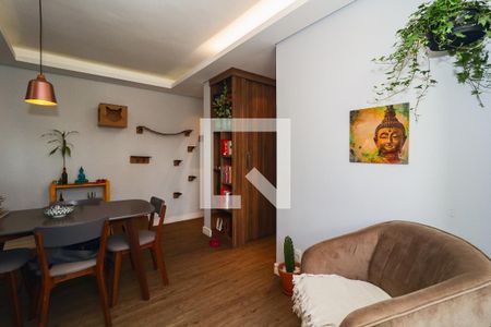 Sala de apartamento à venda com 2 quartos, 54m² em Vila Praia, São Paulo