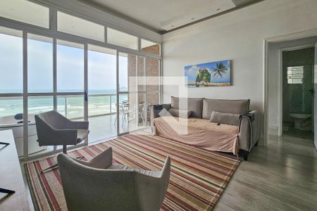 Sala de apartamento para alugar com 3 quartos, 129m² em Centro, Guarujá