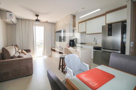 Sala de apartamento à venda com 3 quartos, 75m² em Jardim Nossa Senhora Auxiliadora, Campinas