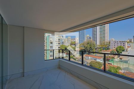 Varanda de apartamento para alugar com 4 quartos, 150m² em Serra, Belo Horizonte