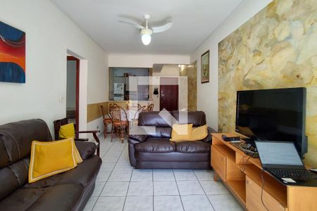 Sala de apartamento para alugar com 2 quartos, 80m² em Cidade Ocian, Praia Grande