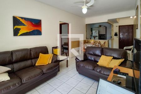 Sala de apartamento para alugar com 2 quartos, 80m² em Cidade Ocian, Praia Grande