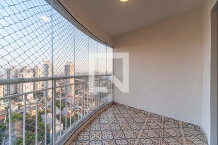 Varanda da Sala de apartamento para alugar com 3 quartos, 85m² em Vila Valparaíso, Santo André