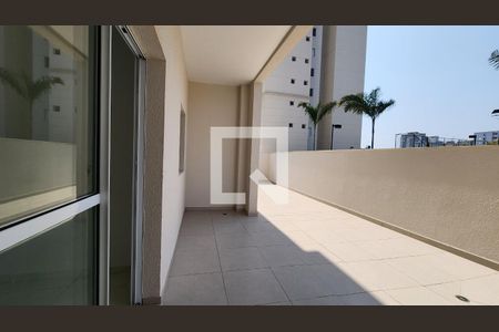 Varanda da Sala de apartamento para alugar com 3 quartos, 140m² em Marapé, Santos