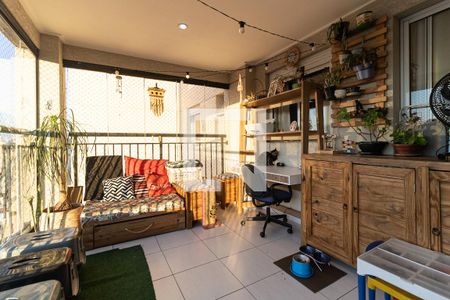 Varanda da Sala de apartamento à venda com 2 quartos, 67m² em Sacomã, São Paulo