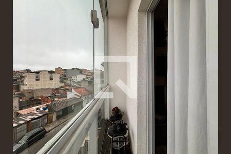 Sacada Sala de apartamento à venda com 2 quartos, 114m² em Vila Linda, Santo André